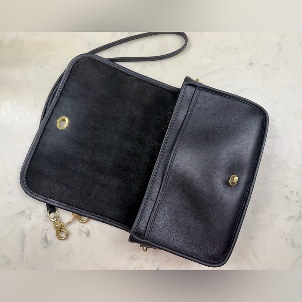 Vintage Coach Convertible Clutch style102 Turnlock Crossbody - Made in USA - Picture 2 of 12
